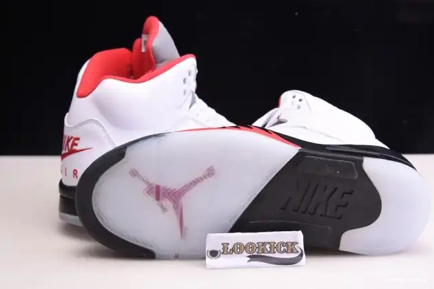 Tongue DA1911-102 Silver 5 (2020) Jordan Air Red Retro Fire 0615
